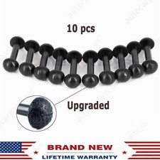  10 For Motu Leg Band Replacement Connectors For vintage figures Black Rubber