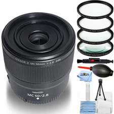 Nikon NIKKOR Z MC 50mm f/2.8 Macro Lens 20103 - 6PC Accessory Bundle
