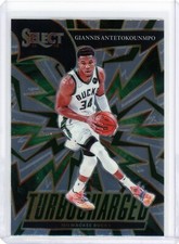 2021-22 Panini Select Giannis Antetokounmpo Turbocharged #7 Milwaukee Bucks