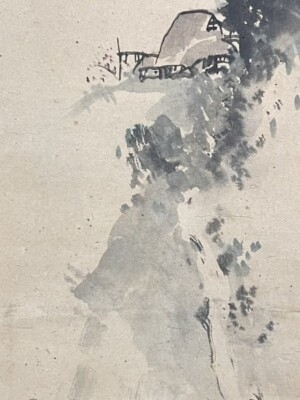 ◆掛軸 水墨画 華岳◆Japanese arts hanging scroll ◇掛軸 水墨画 華岳◇Japanese arts hanging scroll - メルカリ