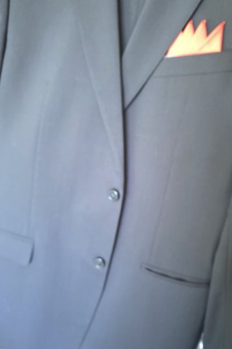 Versace 2pcs men’s black suit sz 44, Pristine Condition - Picture 3 of 12