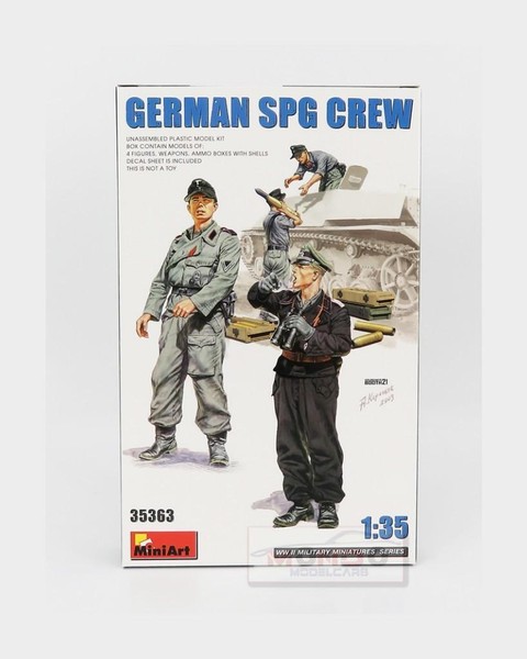 1:35 Miniart Figures Soldati Soldiers German Spg Crew Kit MA35363 Modellbau-image