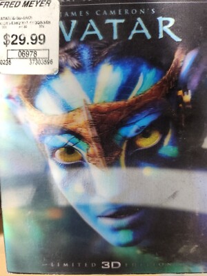 James Cameron’s Avatar 3D (Blu-ray 3D DVD) w/Slipcover Limited Edition 