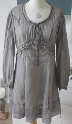 NTS Not The Same Impressionen Kleid lila flieder grau Gr. 38 M NEU NP 90 