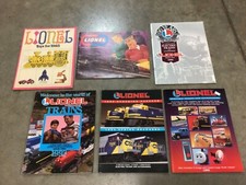 Vintage Lionel lot of 6 different catalogs, 1965, 1966, 1990, 1993, 1994, & 1995