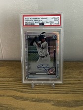 2020 Bowman Chrome Everson Pereira Prospect Auto Refractor /499 PSA 9