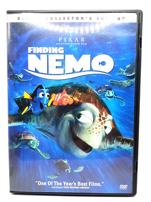 Finding Nemo DVD 2003, 2-Disc Collector's Set Walt Disney Pixar Rated G Games  