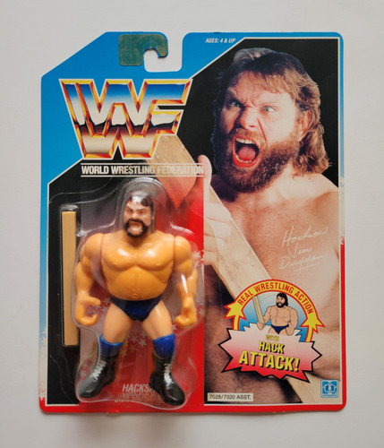 Vintage 1990 WWF Hasbro Series 2 Hacksaw Jim Dugga...