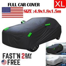 Full Exterior Car Cover For Outdoor Waterproof All-weather Hail Snow Heavy Duty