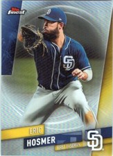 2019 Finest Refractors #77 Eric Hosmer San Diego Padres