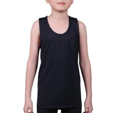 Kids Compression Tank Top Underwear Boys Youth Base Layer Sleeveless Shirt RK