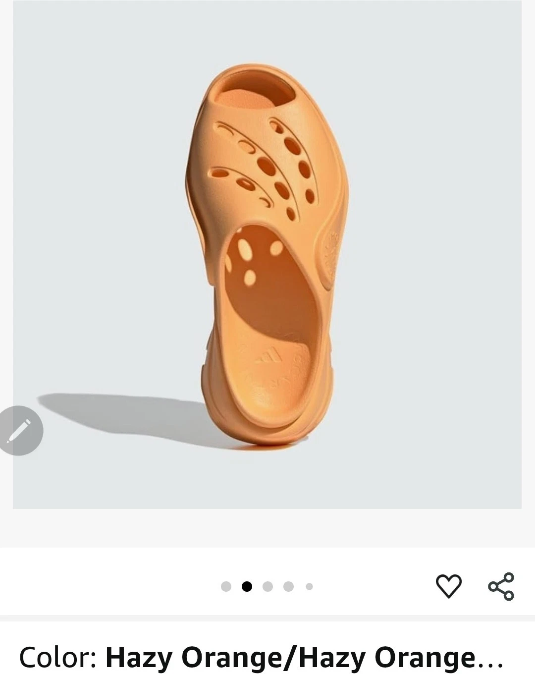 Zoccoli Wmns Adidas x Stella McCartney OVERSIZE argilla spolverata IE8764 taglia US 9 F 42