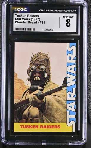 1977 Wonder Bread Star Wars #11 Tusken Raiders — CGC 8