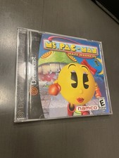 Working Ms. Pac-Man Maze Madness Sega Dreamcast 2000 Complete PacMan RARE