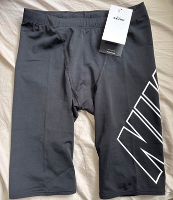 Men s Nike Swim Jammers, Graphic Jammers Swimsuit, Black With Large Logo, US 30