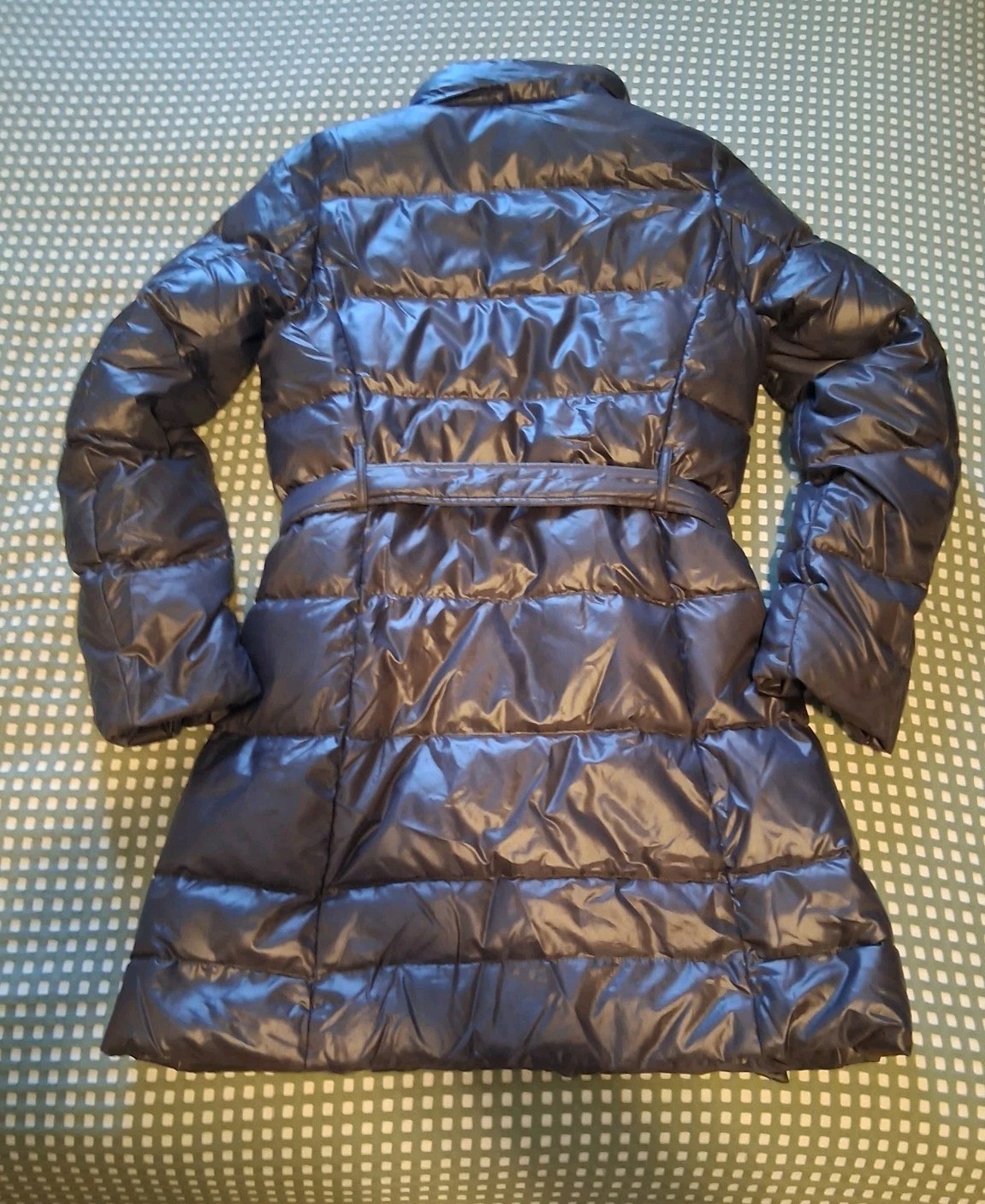 Uniqlo Dark Grey Puffer Mid Lenght Coat Size S Polyester Without a hoodie! thumbnail 2