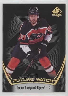 2021-22 SP Authentic Auto Future Watch Black Tanner Laczynski #136 Auto 05u8