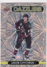 21/22 UD SERIES 1 JAKOB CHYCHRUN DAZZLERS ORANGE INSERT #3