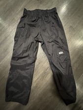 REI Co-op Pants Youth Small 8 Side Full Zippers Pockets Wind Rain Black