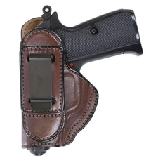 Maxx Carry Tuckable IWB Leather Holster for Walther PPK. Inside The Pants