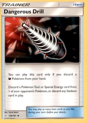 DANGEROUS DRILL 138/181 UNCOMMON TEAM UP POKEMON NEAR MINT