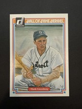 Hank Greenberg 1983 Donruss Hall of Fame Heroes #16 Detroit Tigers See Photos