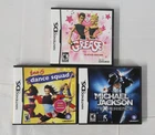 3 Nintendo DS Games CIB: Grease, Ener-G Dance Squad, Michael Jackson Experience