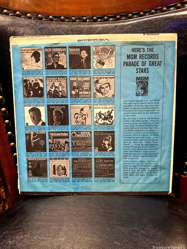 The Kinks - The Kinks Greatest Hits! Vinyl LP [1966] RS-6217 - Image 3 of 4