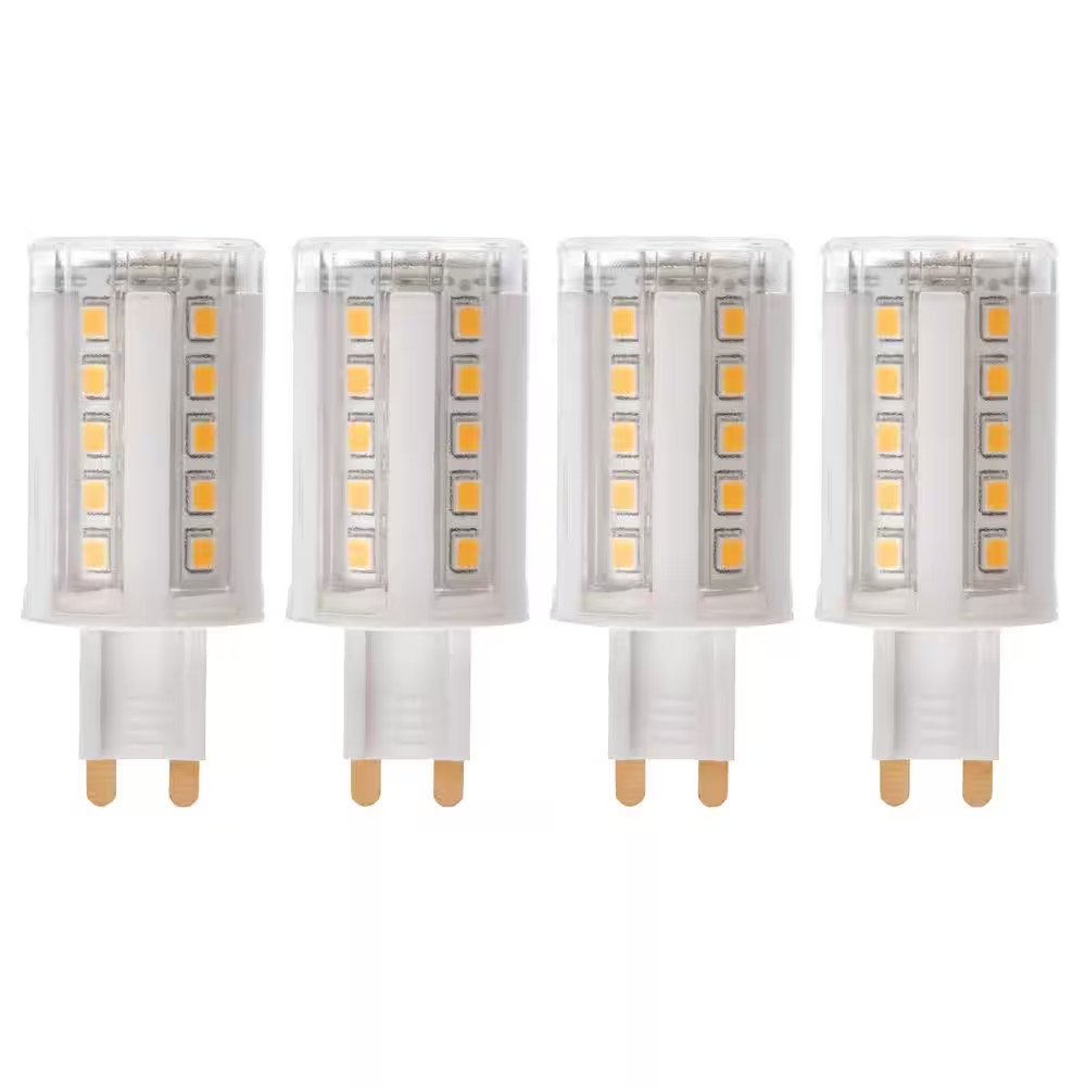50-Watt Equivalent G9 Dimmable LED Light Bulb Warm White (4-