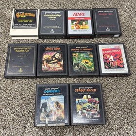 Atari 2600 Game Lot Of 50 Games TESTED Arcade Classic Fun