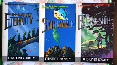 Starhammer, The Black Ship, etc. by Christopher Rowley - Arrow, 1986/7