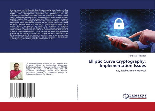 Sonali Ridhorkar | Elliptic Curve Cryptography: Implementation Issues | Buch-image