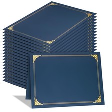 50 Packs Certificate Holders, Navy Blue Certificate Covers, Diploma Holders, ...