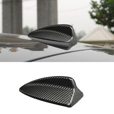Compatible with Real Genuine Carbon Fiber Car Top Roof Shark Fin Antenna Cove...