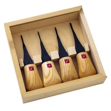 Carving Tools, Micro Palm Craving Set, Set of 4 (FR804)