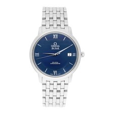 Omega De Ville Prestige 424.10.37.20.03.001 Blue Dial Stainless Steel Watch