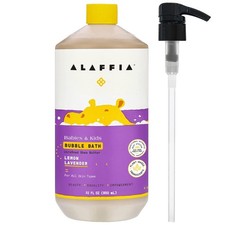 Alaffia Babies & Kids Bubble Bath, Lemon 32 Fl Oz (Pack of 1), Natural 