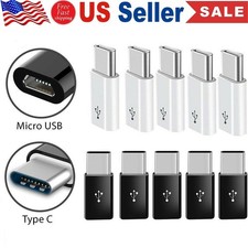 Micro USB Female to Type C Male Adapter Converter Micro-B to USB-C Connector