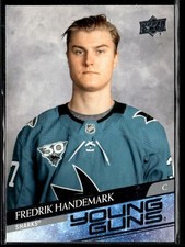 2020-21 Upper Deck Young Guns Fredrik Handemark Rookie San Jose Sharks #711