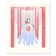 Erte (1892-1990), "Loves Captive" Hand Signed Limited Edition Serigraph, Numbere