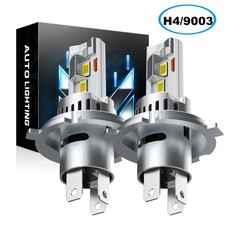 For Smart Fortwo 2016 2017 2018 LED Headlights Bulbs H4 9003 Hi/Lo White 6000K