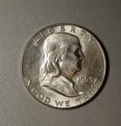 90% Silver Franklin Half Dollars 1963 D Free Shipping!