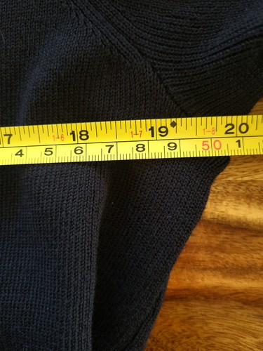 Cable & Gauge 1X Woman Sweater Black White Scalloped 3/4 Sleeve Knit Top - Picture 7 of 13