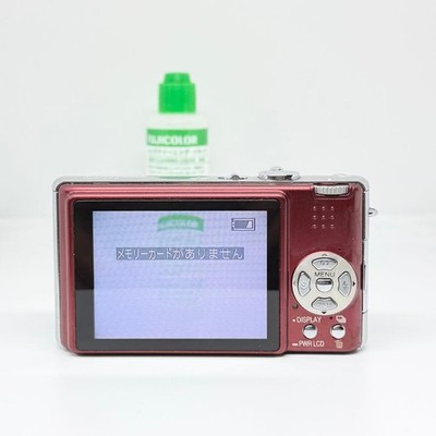 Panasonic LUMIX DMC-FX9 Digital Camera Red Tested Excellent