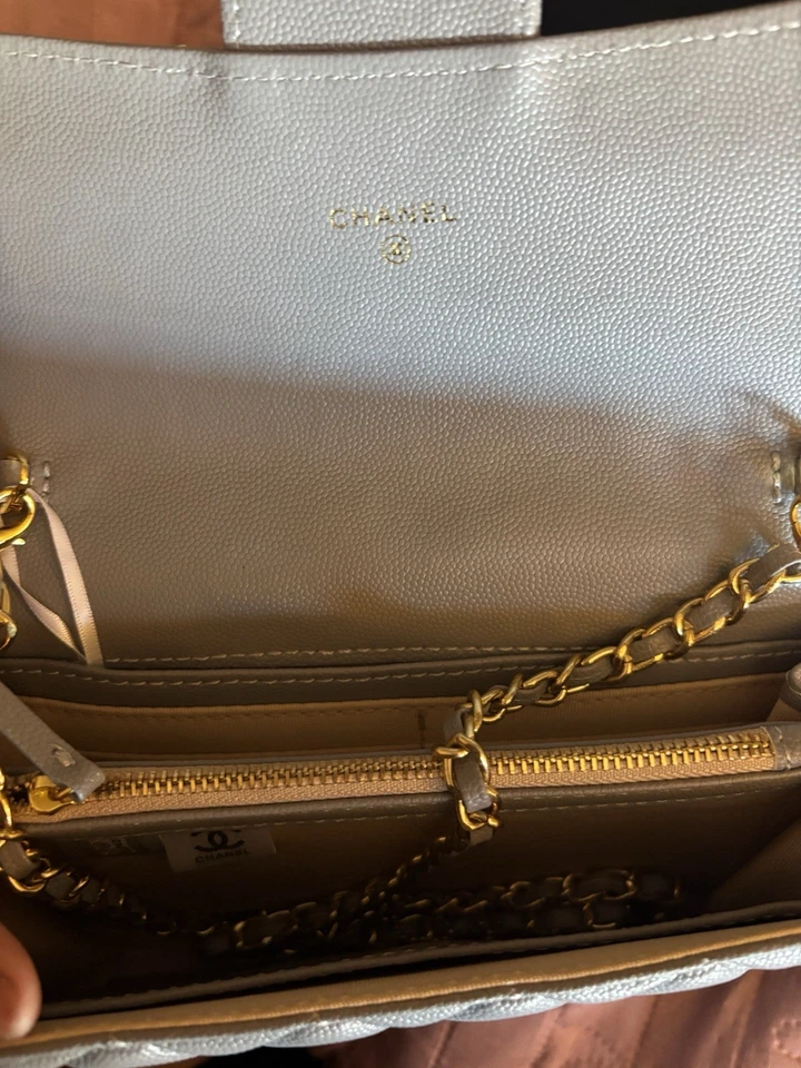 Bandolera CHANEL azul claro Foto 2 de 2