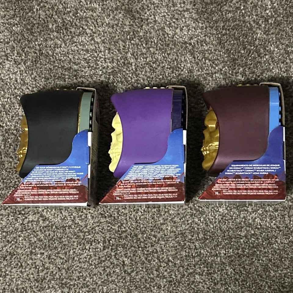 2020 Mattel MEGA Construx He-Man MOTU Construction Sets Complete Set Of 3 - Image 3 of 4