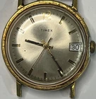 Timex Mercury Calender Manual Wind Date Gold Watch-Non working-AS IS!