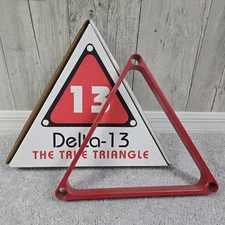 NEW Delta-13 True Triangle Aluminum Rack Red Shinmer Pool & Billiards Rack
