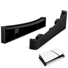 Horizontal Mount for PS5 Slim/Pro Disc/Digital Console Base Stand Holder Black