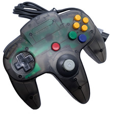 🎮 TOP - Controller für Nintendo N64 Original Layout - Transparent/Schwarz 🕹